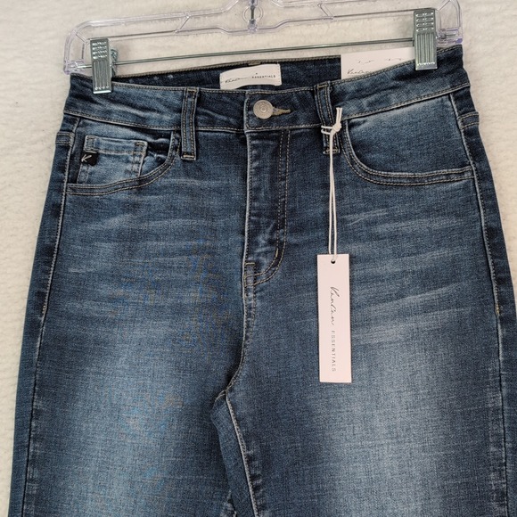 KanCan Denim - NWT KanCan Womens Jeans 5/26 Denim High Rise Skinny Bootcut Stretch Whiskers